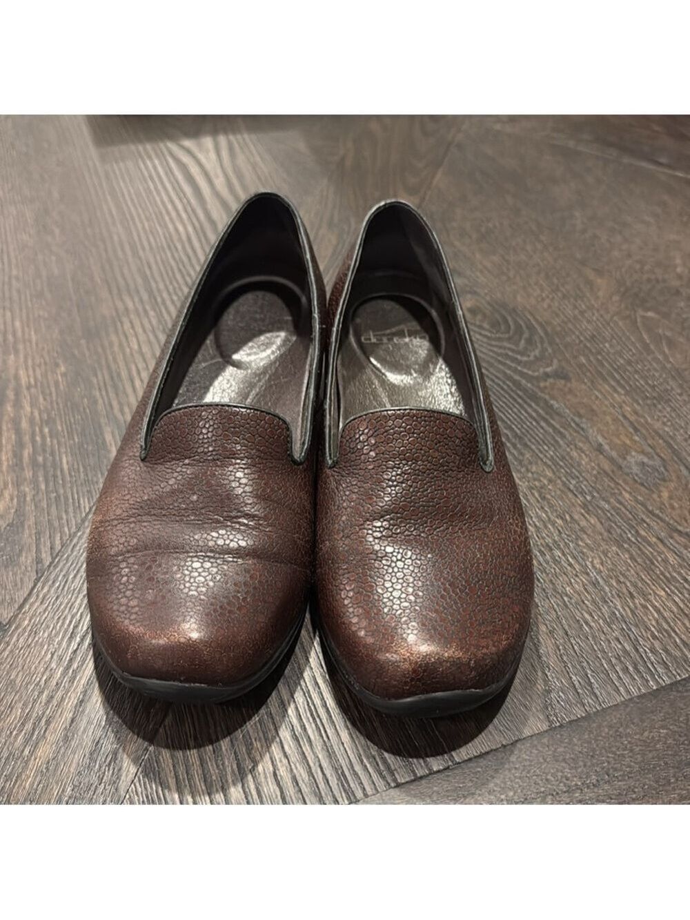 Dansko Women's Brown Leather Loafers - Picture 5 of 5